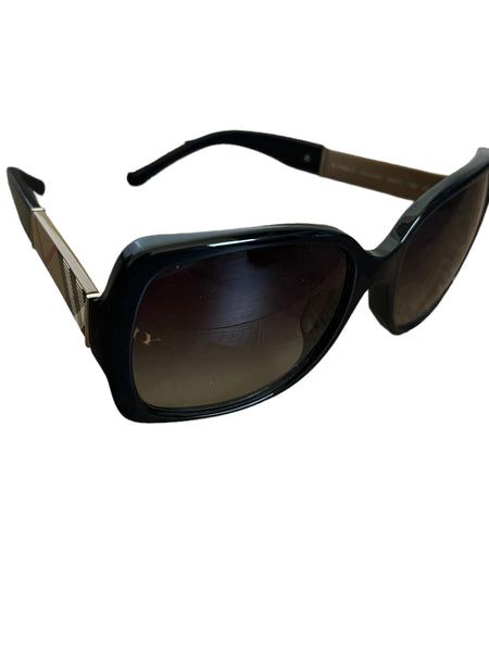 BURBERRY Oversized, High Bridge Sunglasses in Black w/Polar Grey Gradient Lens