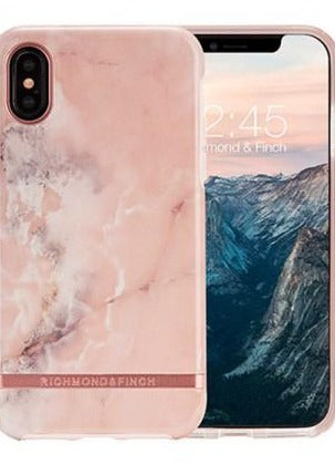 RICHMOND & FINCH NIB $50.00 iPhone X Pink Marble Case