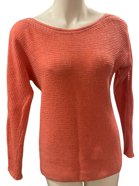 DYNAMITE Coral Knit Lightweight Sweater Size XS (will fit a small too)