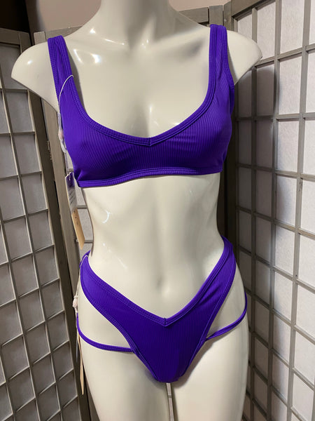 NWT Oh Polly Purple Bikini Medium M