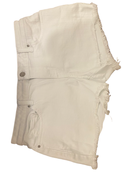 VELVET BY GRAHAM & SPENCER $80.00 White Mid Rise Cutoff Shorts Size 29