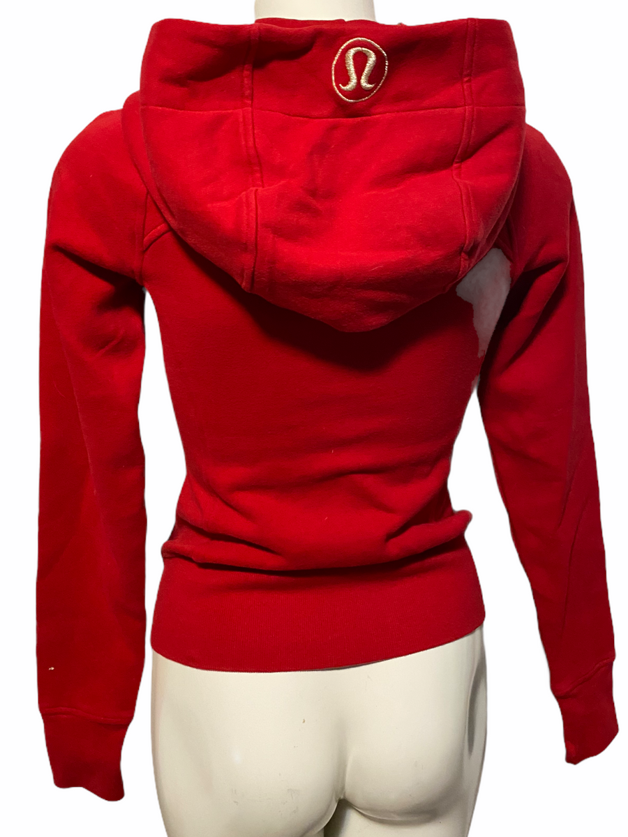 Pending) M/L Lululemon Oversized Scuba Hoodie LNY 2022 dark red gold,  Women's Fashion, Activewear on Carousell