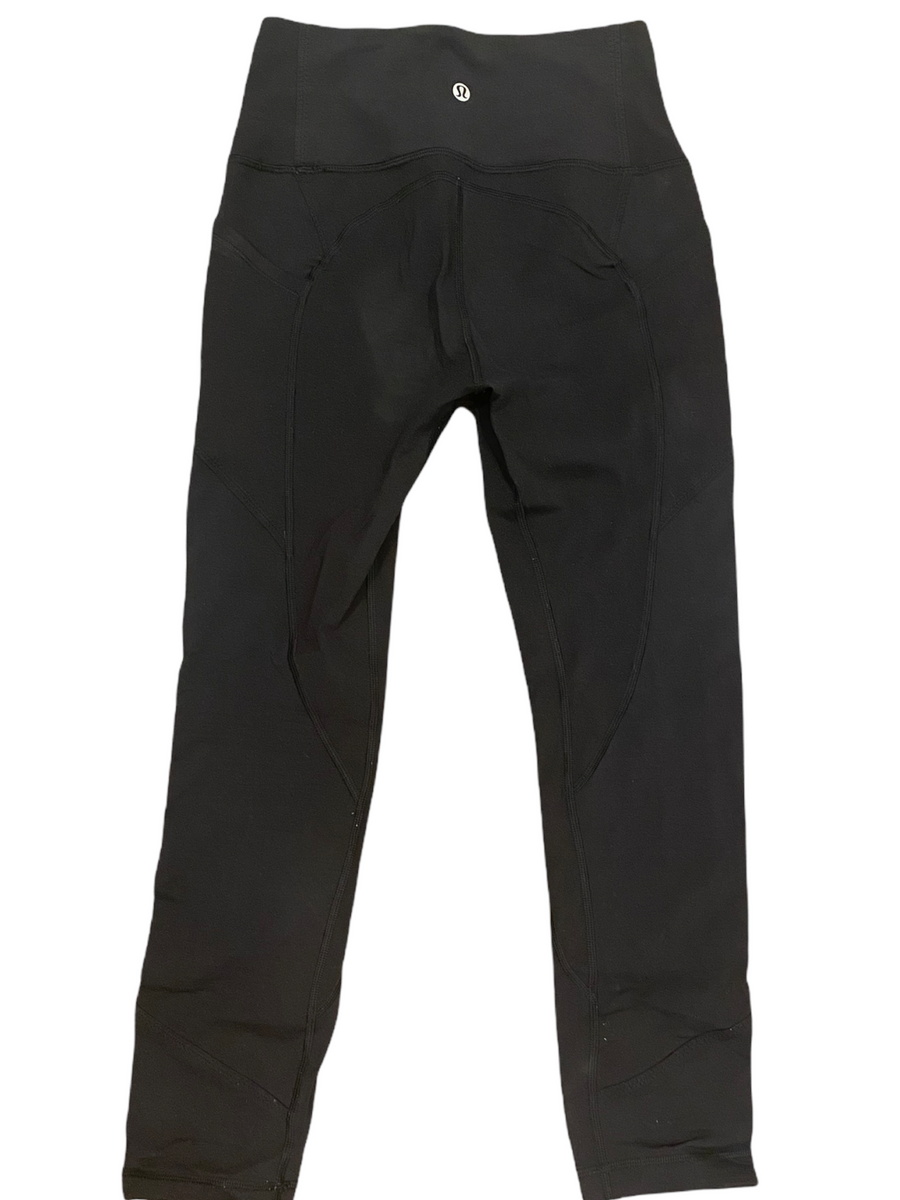 LULULEMON $148.00 &Go Take-Off Flare Black Dress Pants Size 4 (Reg