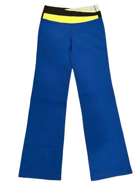 LULULEMON Beaming Blue Astro Flare Pants Size 6R (Regular Inseam