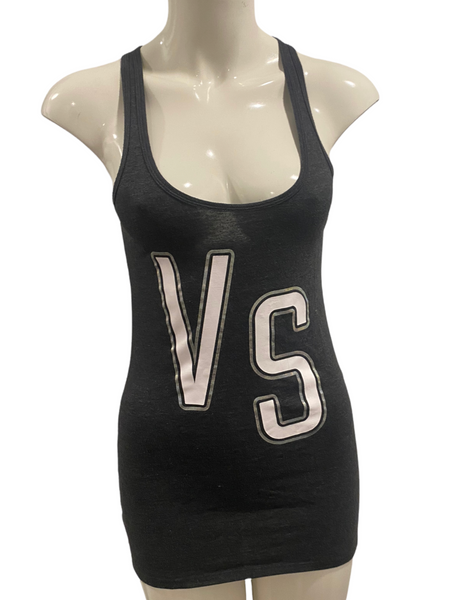 VICTORIA'S SECRET Grey Long Fit VS Crossover Tank Top Size Small S –  Sarah's Closet