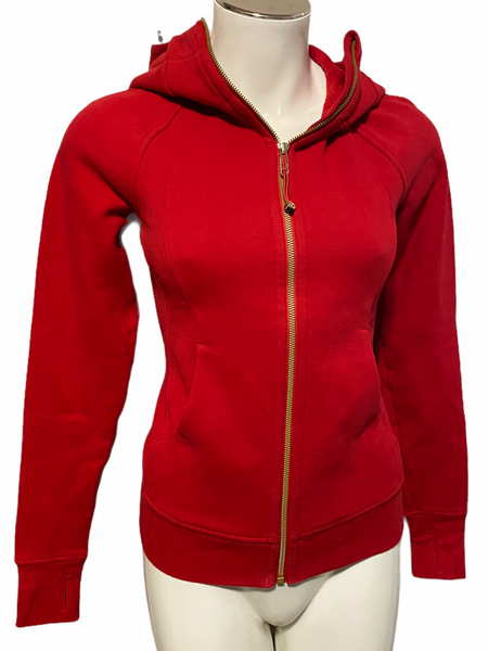LULULEMON (2020) $118.00 Scuba Hoodie *Light Cotton Fleece in Dark Red –  Sarah's Closet